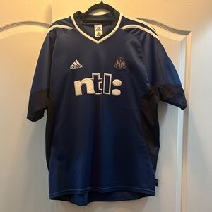 Adidas Newcastle United Dark Blue Jersey Vintage 2001